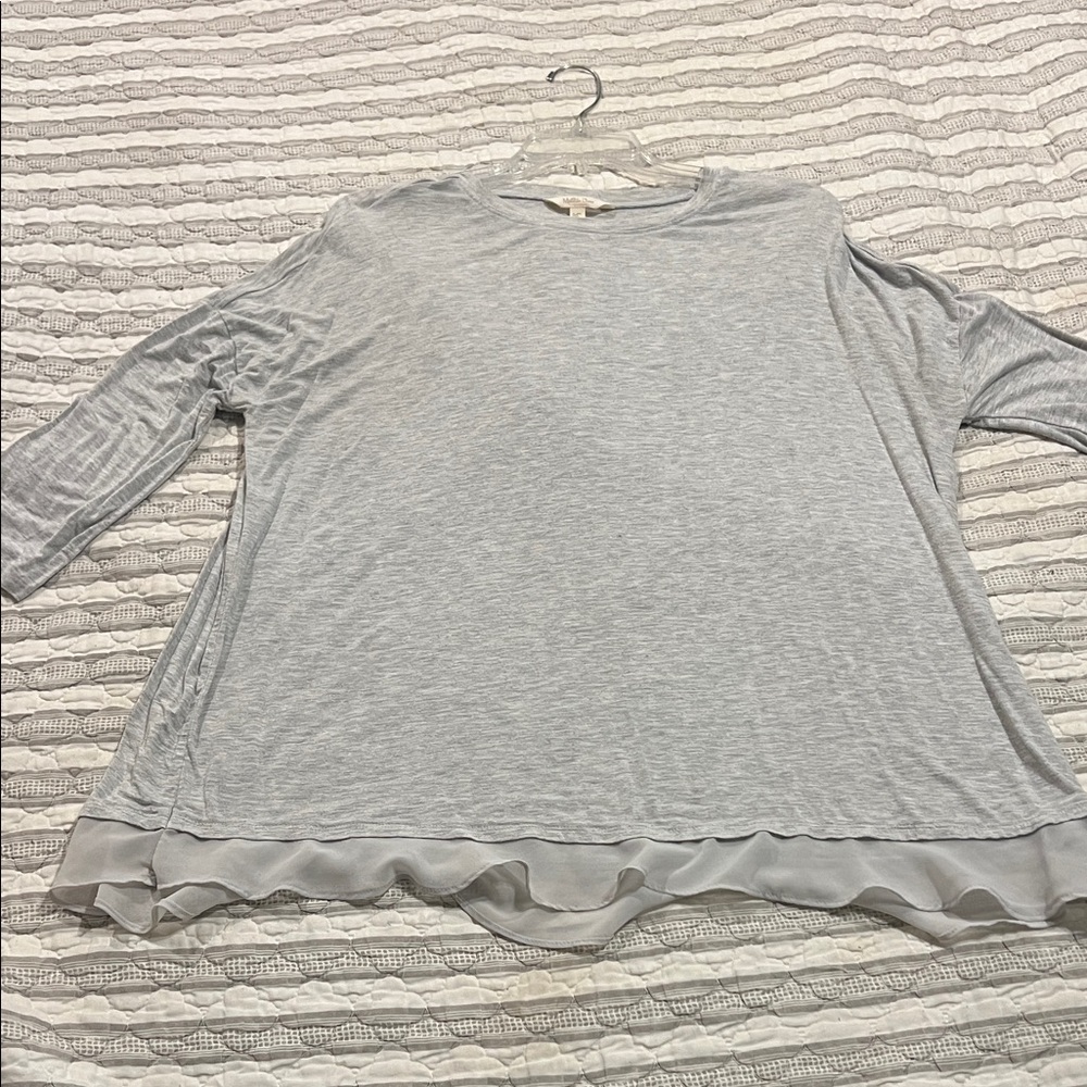 Matilda Jane heathered gray tunic